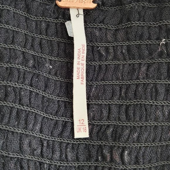 FREE PEOPLE bijou floral crop top Sz 12 NEW - Picture 9 of 10